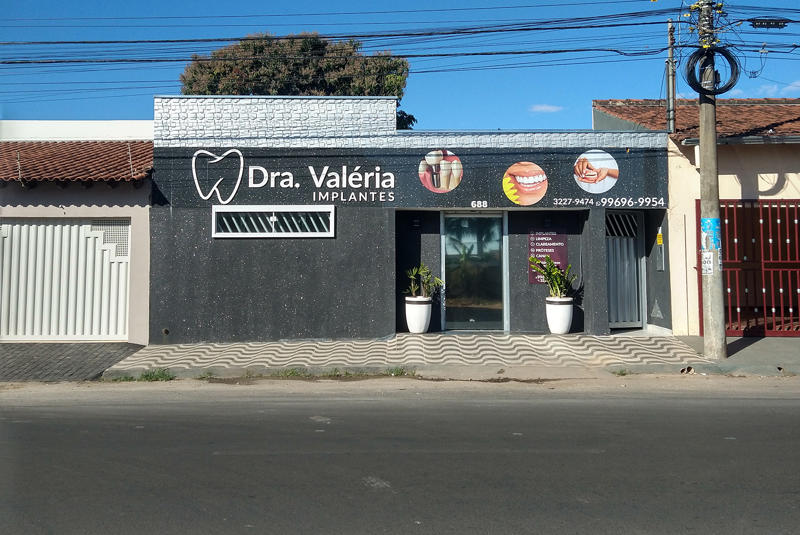 Fachada em Letra Caixa