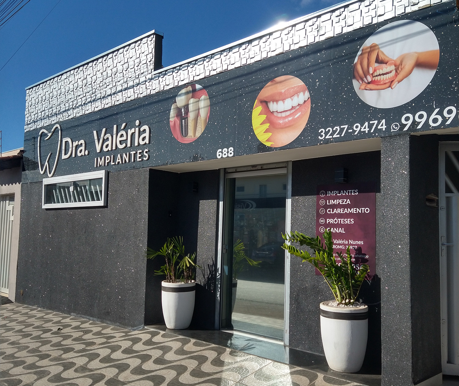 Fachada em Letra Caixa